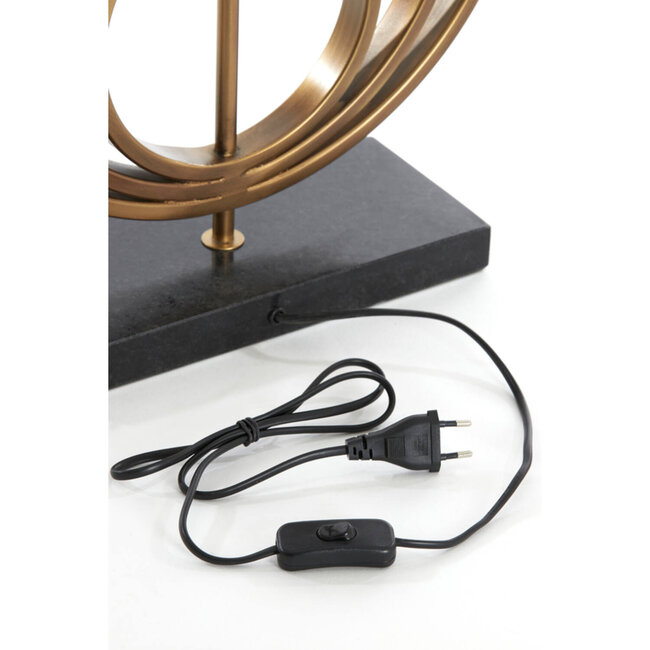 Light en Living Lampvoet 40x13x50 cm CASSEL antiek brons