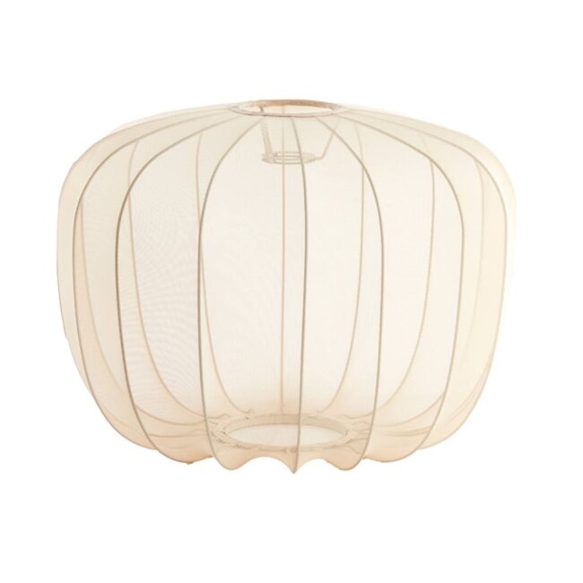 Light en Living Lampenkap Ø40x30 cm PLUMERIA zand