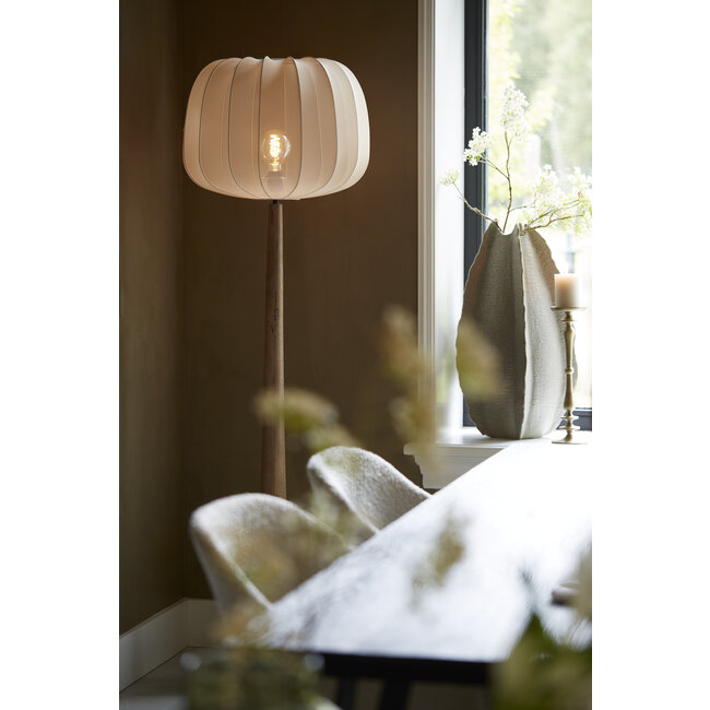 Light en Living Lampenkap Ø40x30 cm PLUMERIA zand