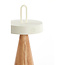 Light & Living Tafellamp LED Ø13x28,5 cm ANKENTA crème+hout naturel