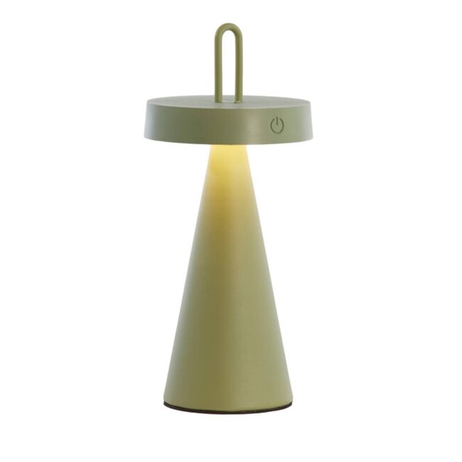 Light & Living Tafellamp LED Ø13x28,5 cm ANKENTA olijf groen