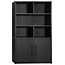 WoonMax Wandkast Broadway 2 deurs - Noir inclusief verlichting