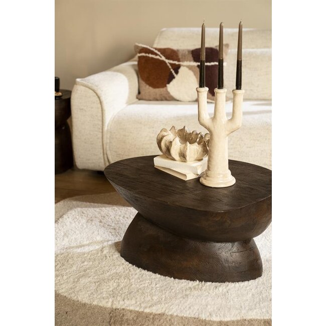 By Boo Salontafel Cobble mango organisch – bruin