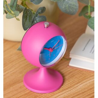 Karlsson Alarm klok Funky Retro roze