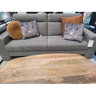 WoonMax Bank Marseille 3 zits Sherlock taupe, hoge rugleuning, brede armleuning - Showroommodel