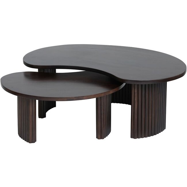 Nijwie Salontafel Firenze - boonvormig  - 85 cm