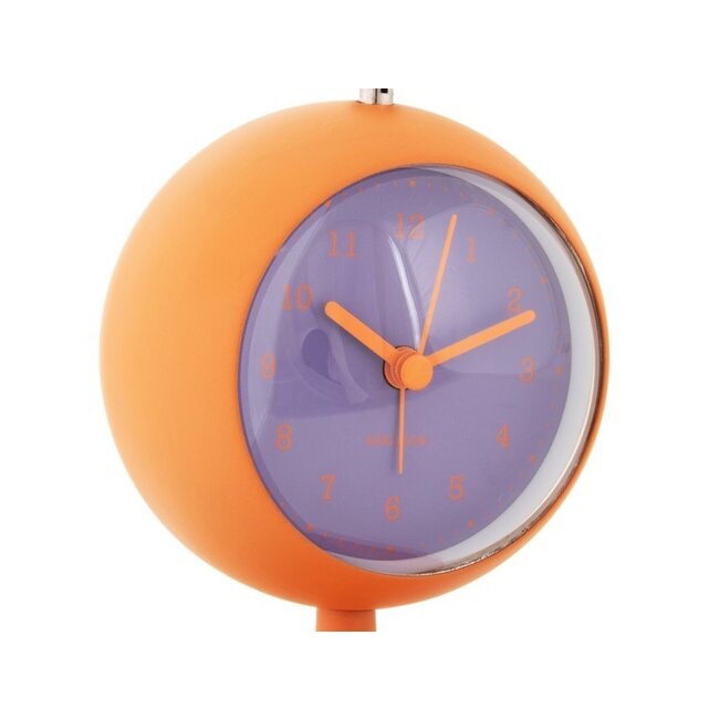 Karlsson Alarm klok Funky Retro oranje