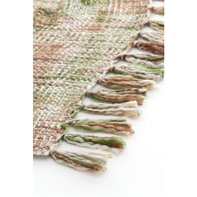 Light en Living Plaid 170x130 cm FUENTA groen+koraal