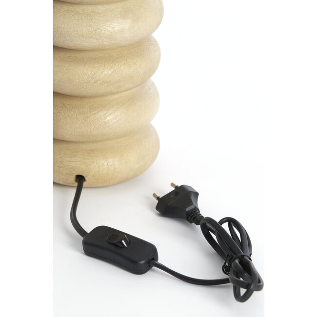 Light en Living Lampvoet Ø12x21 cm BUDONGO hout  naturel