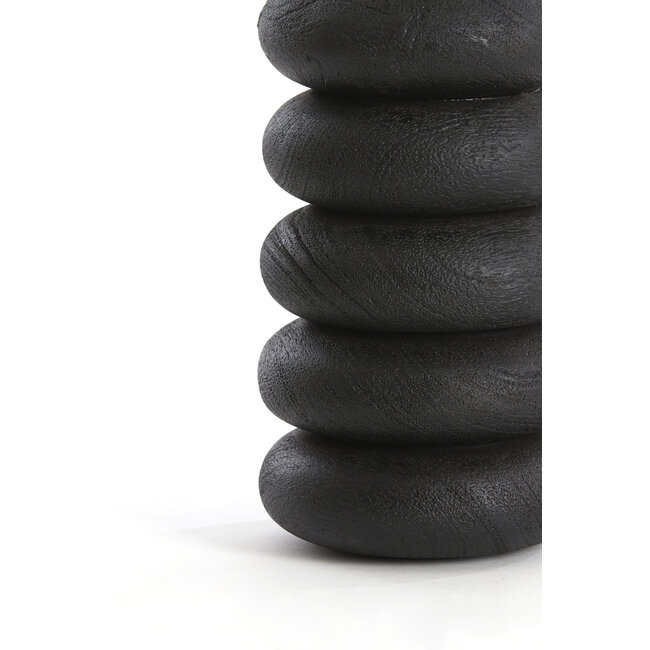 Light en Living Lampvoet Ø12x21 cm BUDONGO hout  zwart