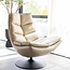 Eleonora Fauteuil Sven - beige boho leder