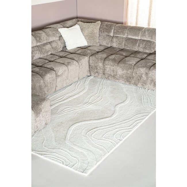 By Boo Vloerkleed Soil 160x230 cm - off white