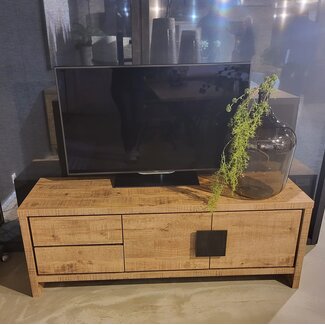 WoonMax TV meubel Provesano Mango 2 deurs en 2 lades - 152 cm