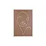 Present Time Schilderij Art Line Drawing groot