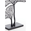 Light en Living Ornament op voet 36x10x48 cm LEAF mat zwart
