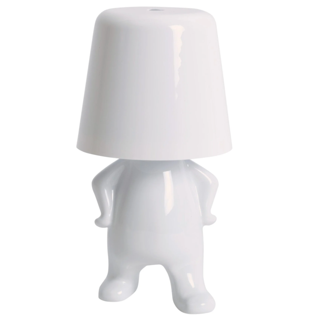 Leitmotiv Tafellamp Glossy TJ wit