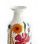 Light en Living Vaas deco Ø20x45 cm EKIMULI  wit+bloemen