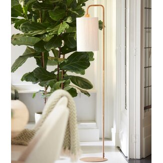 Light en Living Vloerlamp 33,5x28x155 cm DONIO hout print naturel+touw crème Light en Living Vloerlamp 33,5x28x155 cm DONIO hout print naturel+touw crème