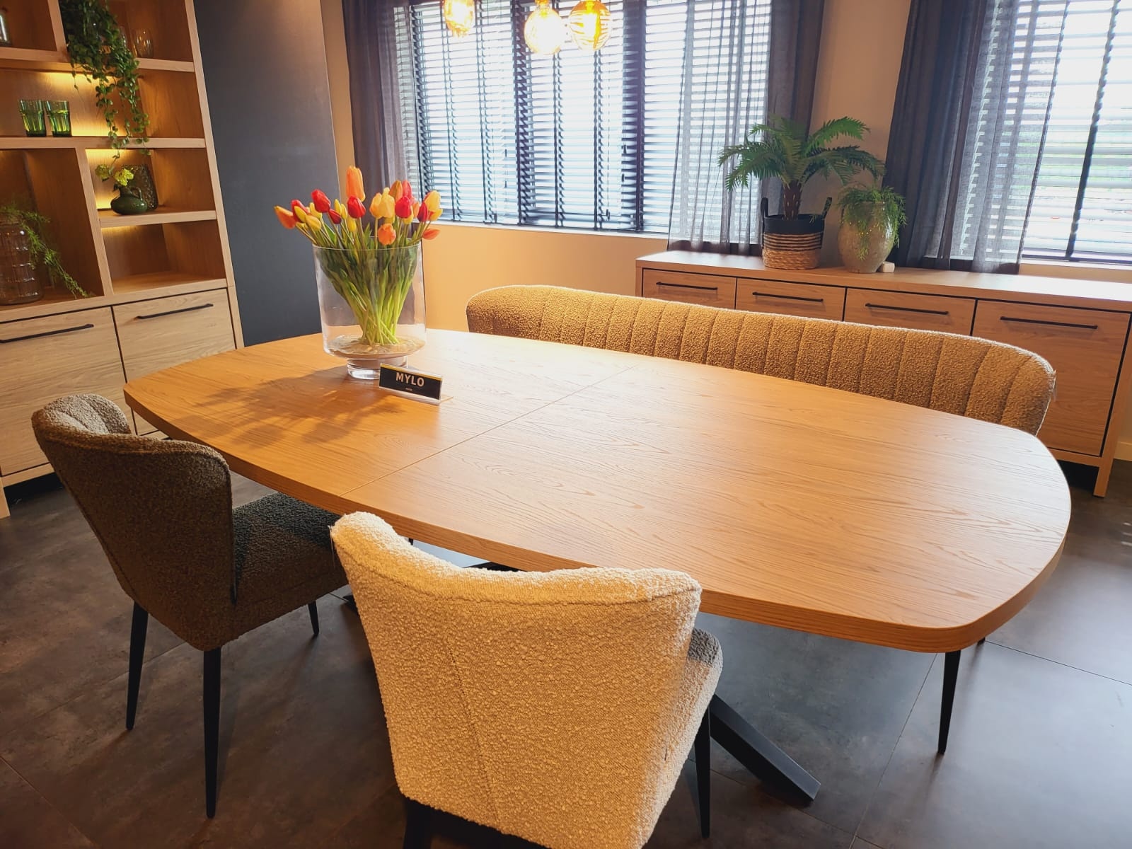 Eettafel Mylo Deens Ovaal Lamulux uitschuifbaar - Diverse kleuren en ...