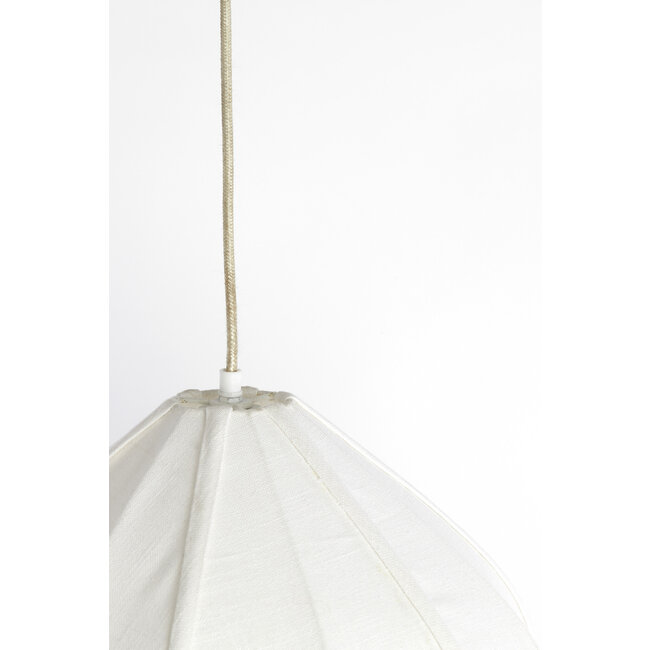 Light en Living Hanglamp Ø58,5x40 cm ZUBEDA crème