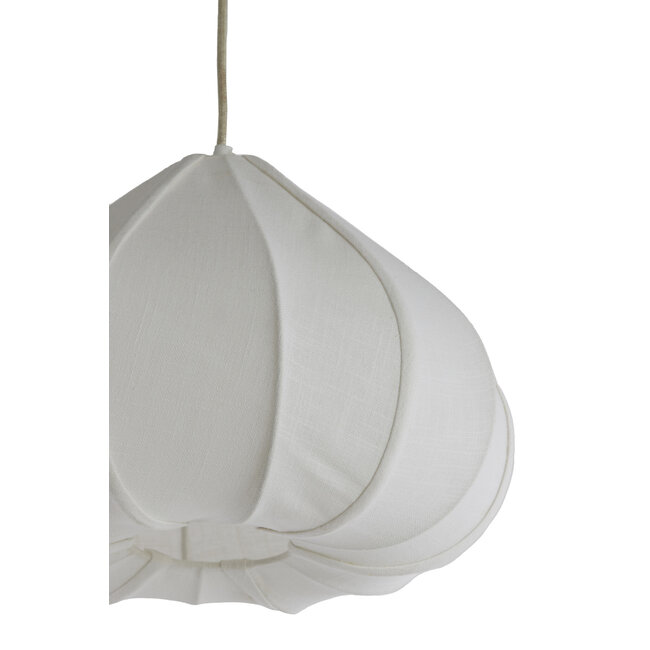 Light en Living Hanglamp Ø58,5x40 cm ZUBEDA crème