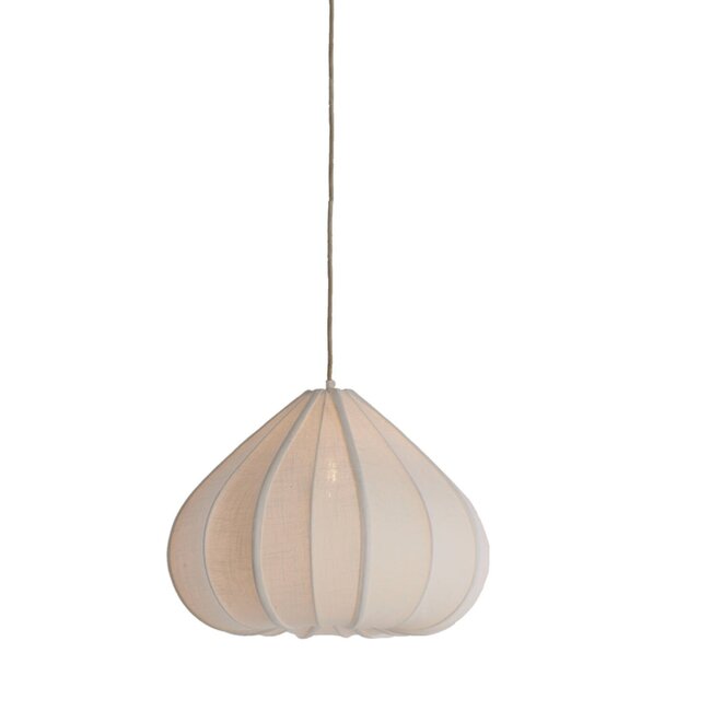 Light en Living Hanglamp Ø58,5x40 cm ZUBEDA crème