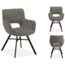 WoonMax Eettafelstoel Mercury Miami - Ash, Zwart of Toffee