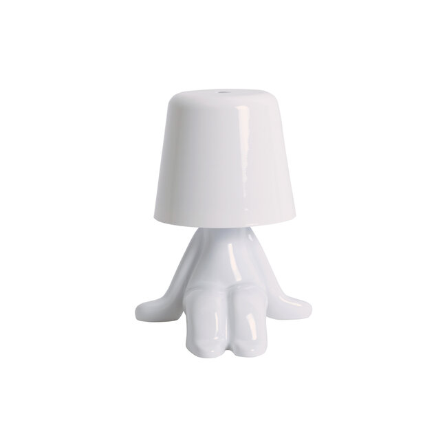 Leitmotiv Tafellamp Glossy  DJ wit