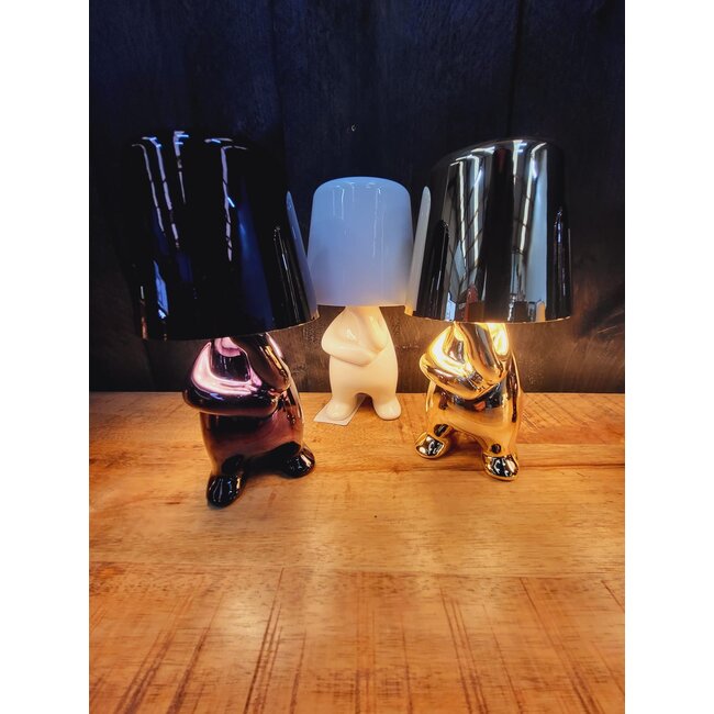 Leitmotiv Tafellamp Glossy AJ goud