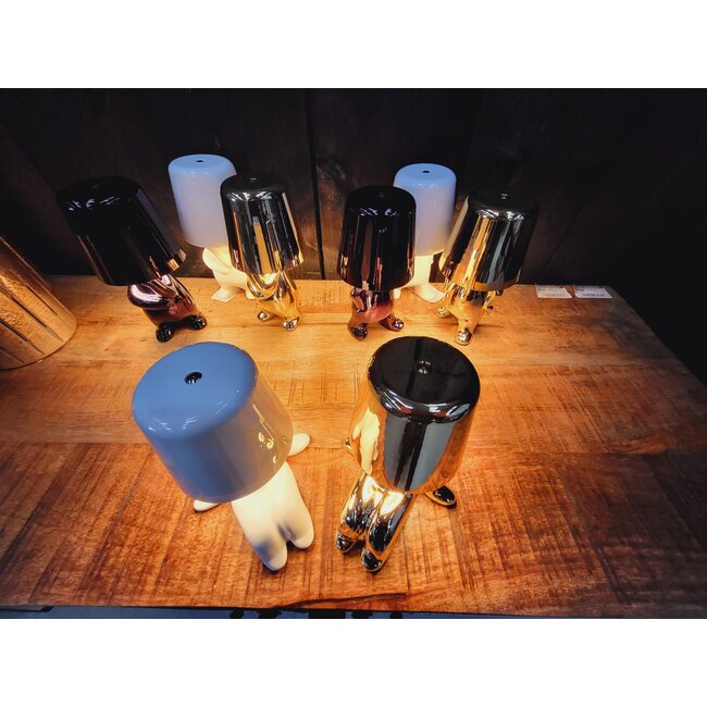 Leitmotiv Tafellamp Glossy TJ wit