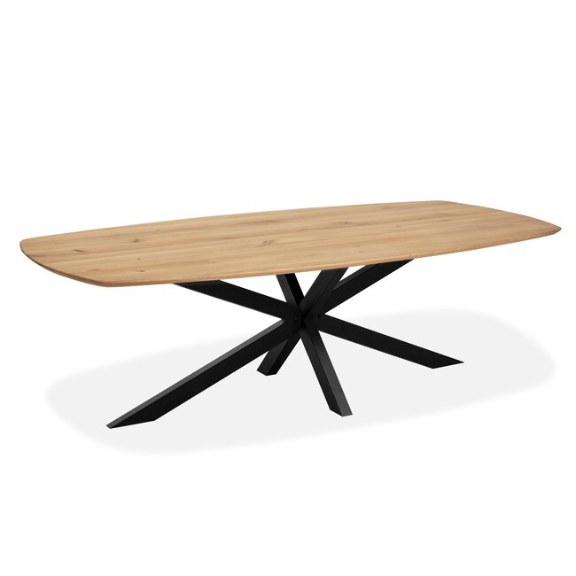 WoonMax Eettafel Nottingham eiken Deens Ovaal - 5 afmetingen - Diverse kleuren