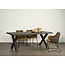 Tower Living Eettafel Xara Live edge blank of zwart - diverse afmetingen