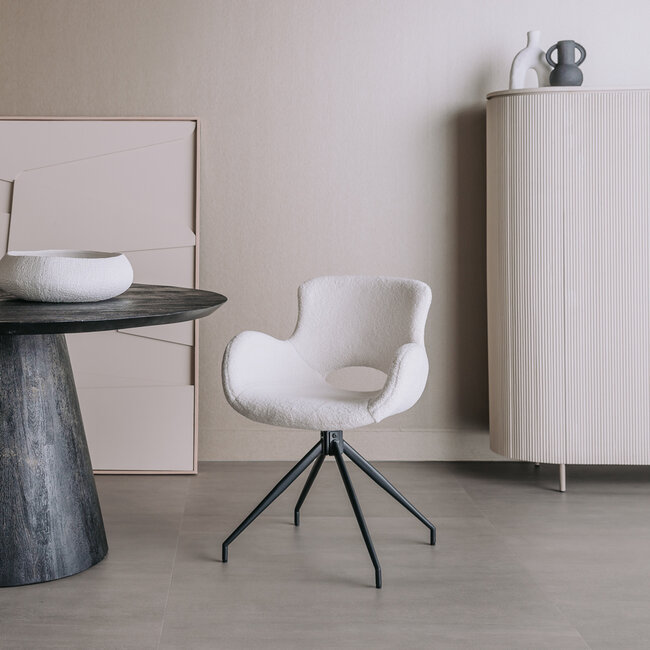 Tower Living Eetkamerstoel Campo Teddy - Diverse kleuren