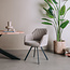 Tower Living Eettafelstoel Bruno draaistoel Nature 120 beige / grijs