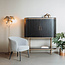 Tower Living Fauteuil Albi - stof Nature 452 blauwgrijs