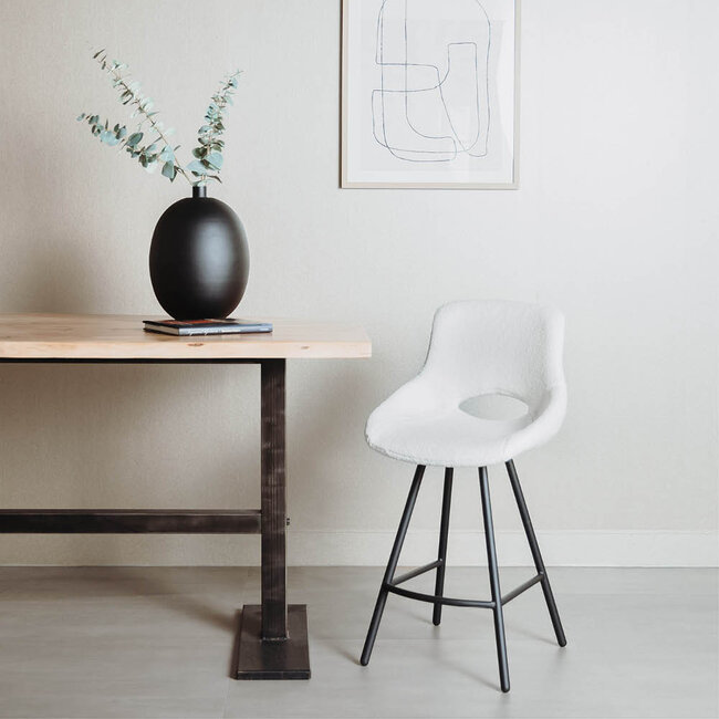 Tower Living Barstoel Campo Teddy - Diverse kleuren