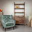 Tower Living Fauteuil Bomba - Grijs, groen en blauw
