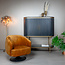 Tower Living Fauteuil Barga - groen, goud en grijs