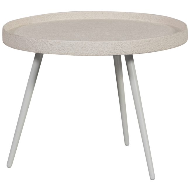 Woood Bounds bijzettafel l hout/metaal naturel 44xø58