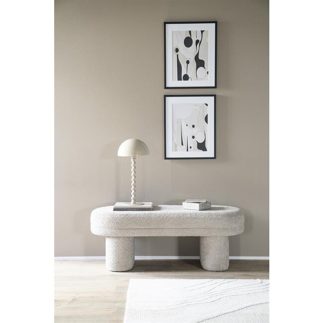 By Boo Eettafelbank / halbank Rama – taupe