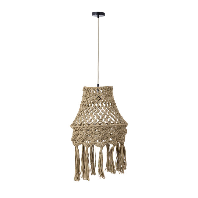 PTMD Hanglamp Milley Green cotton macrame