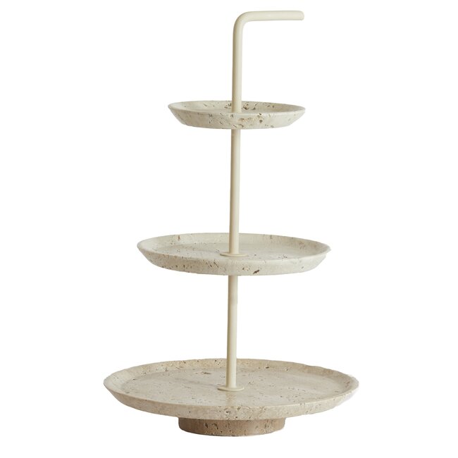 Light en Living Etagere 3 laags Caglio travertine sand+creme
