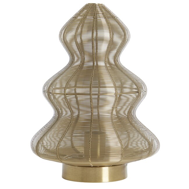 Light en Living Tafellamp Ø25x34 cm CHRISTMAS TREE  brons