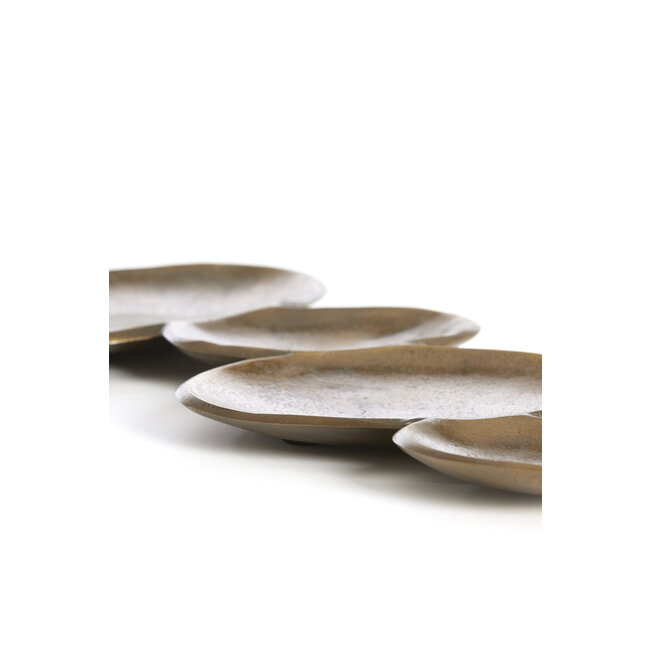 Light en Living Schaal 61x19x2 cm NICOSIA antiek brons