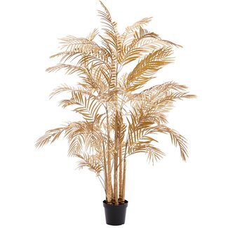 Parlane Plant in pot PALM metallic licht goud