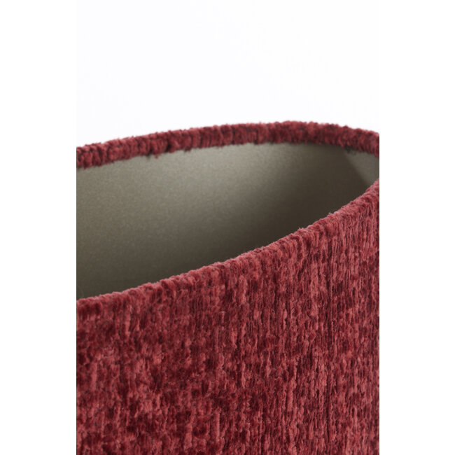 Light en Living Kap ovaal recht smal 38x17,5x28 cm RUBY rood