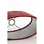 Light en Living Kap ovaal recht smal 38x17,5x28 cm RUBY rood