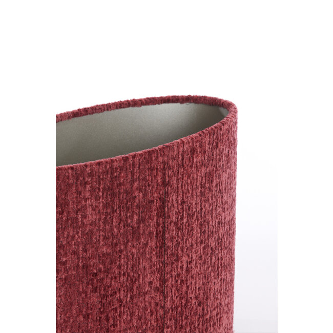 Light en Living Kap ovaal recht smal 38x17,5x28 cm RUBY rood