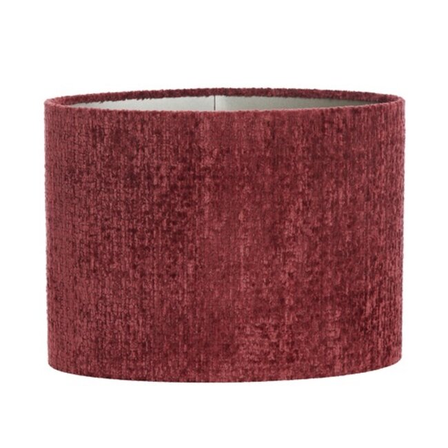 Light en Living Kap ovaal recht smal 38x17,5x28 cm RUBY rood