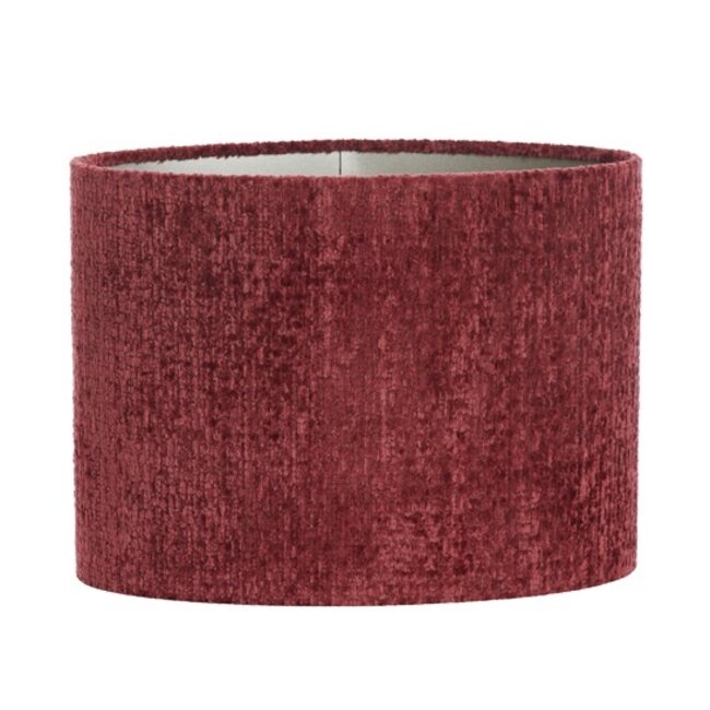 Light & Living Kap ovaal recht smal 38x17,5x28 cm RUBY rood